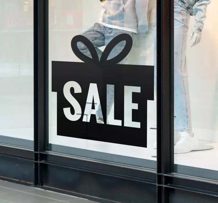 Autocolante vânzare cutie de cadou - TenStickers