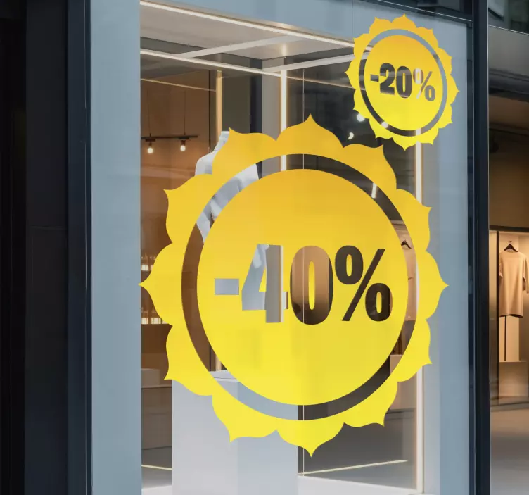 Autocolante vânzare reducere la soarele de vară - TenStickers