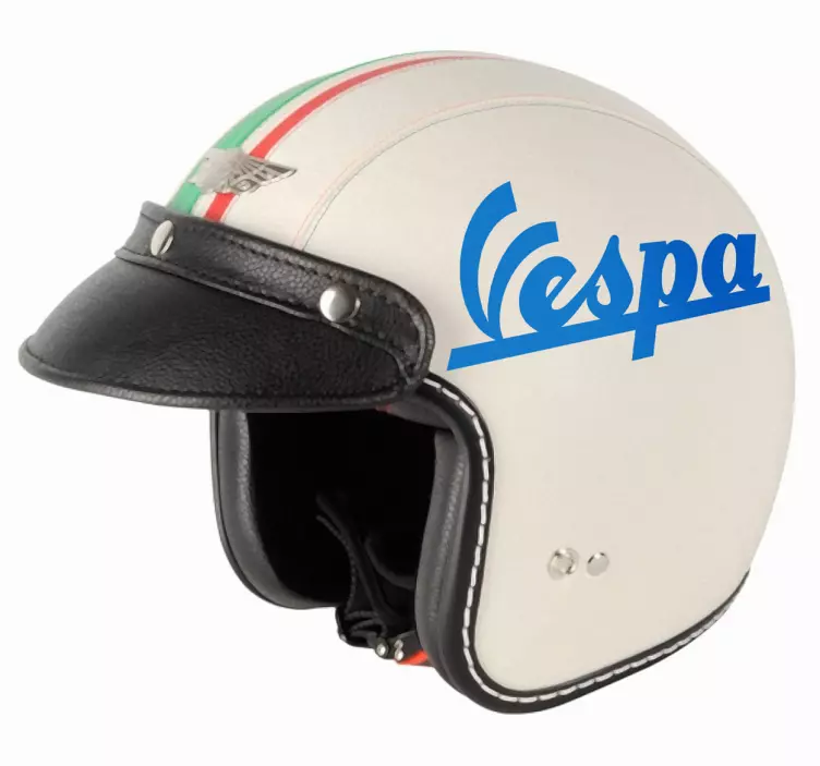 Vespa motociclete vinil decal - TenStickers