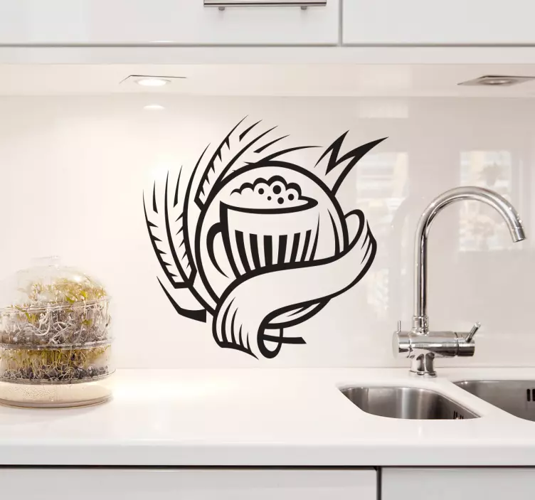 Beer hops bea autocolant - TenStickers