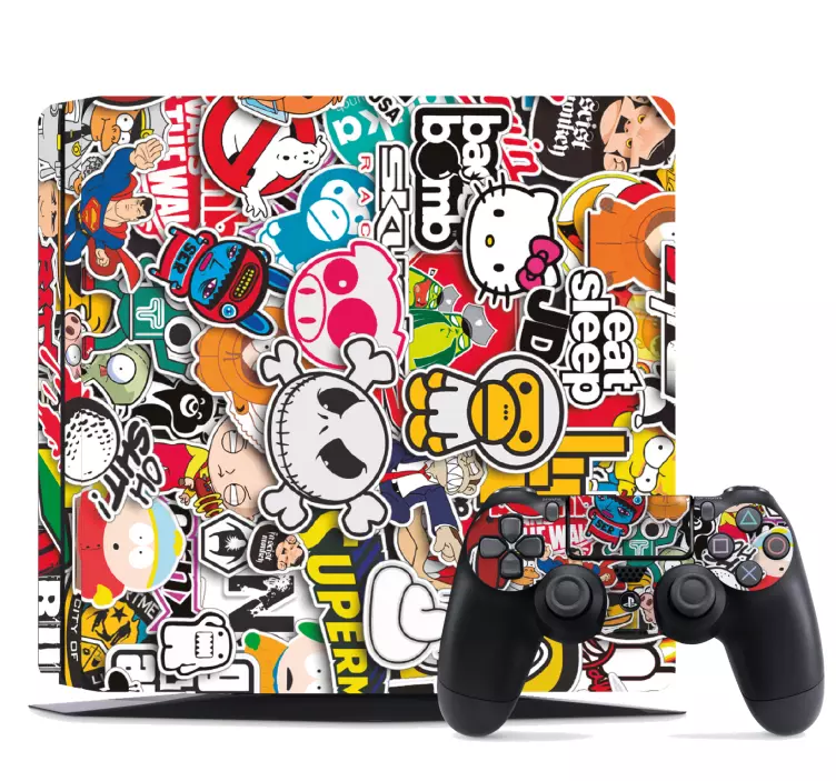 Bomba ps4 piele - TenStickers