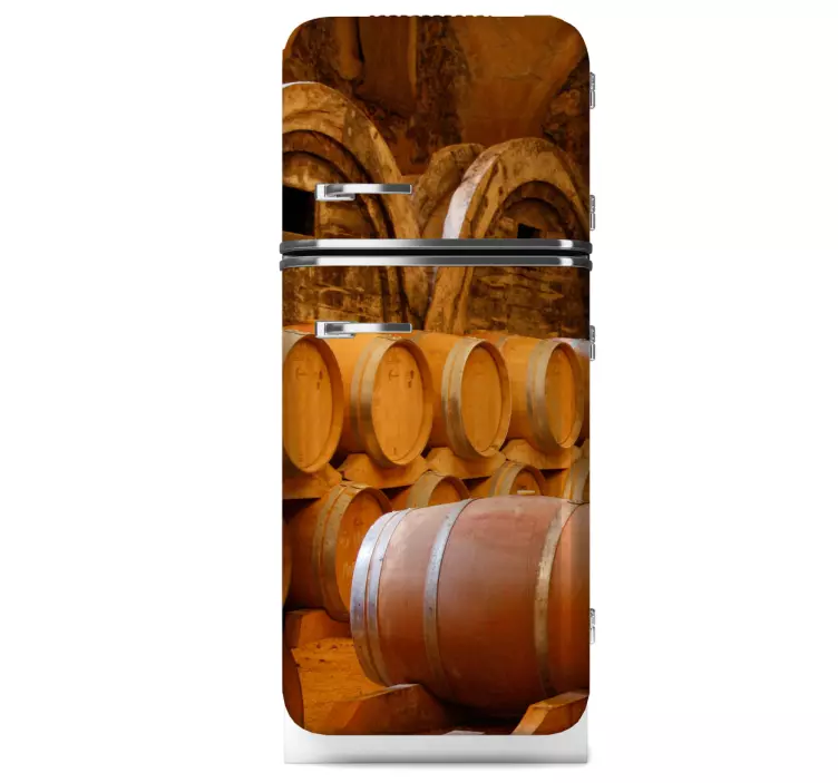 Butoaie autocolant frigider - TenStickers