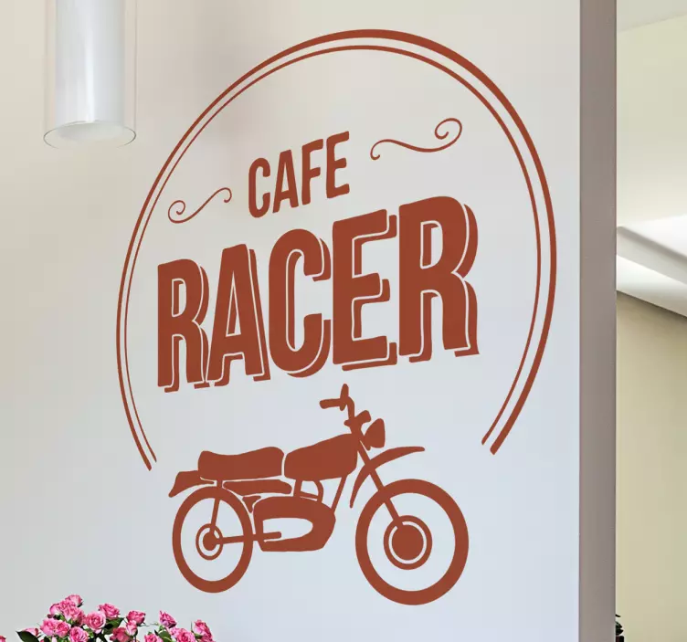 Autocolant cafe racer moto - TenStickers