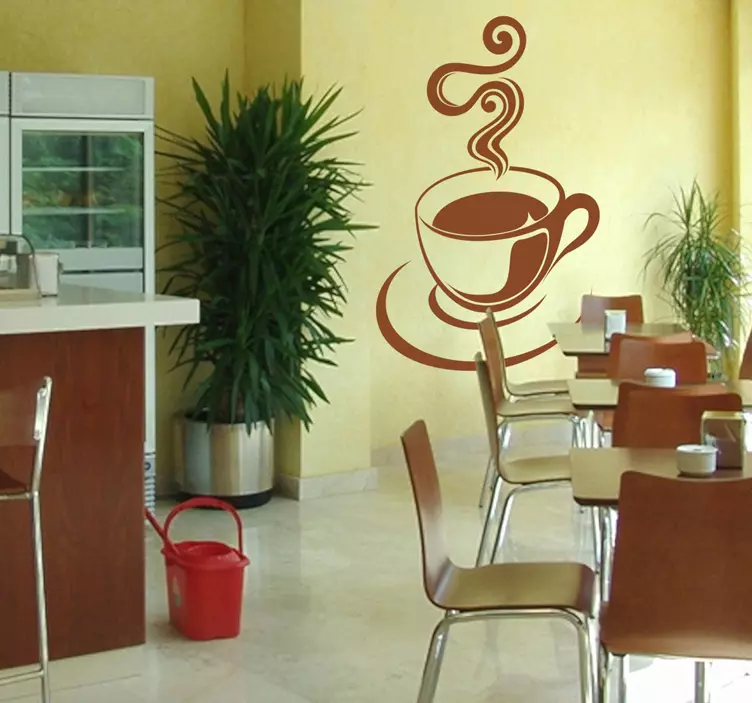 Cafenea cafea perete autocolant - TenStickers