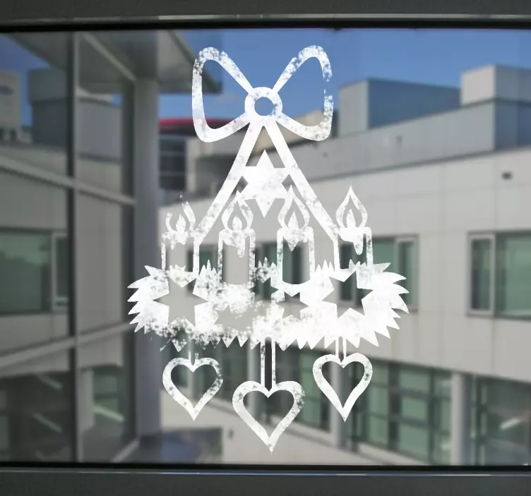 Candel lampă de crăciun - TenStickers