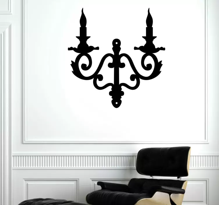 Candelabru pentru pereti de candelabre - TenStickers
