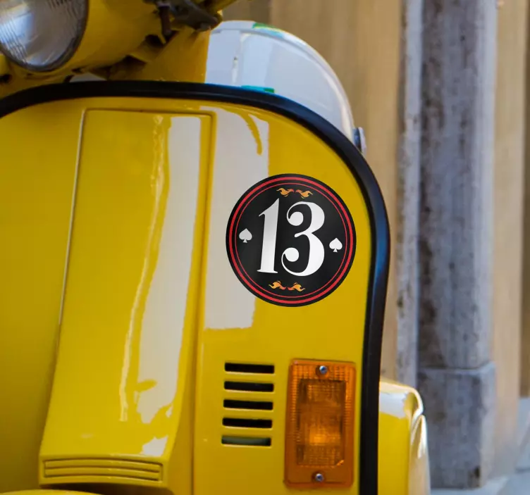 Caractere personalizate pentru numărul de vehicule - TenStickers