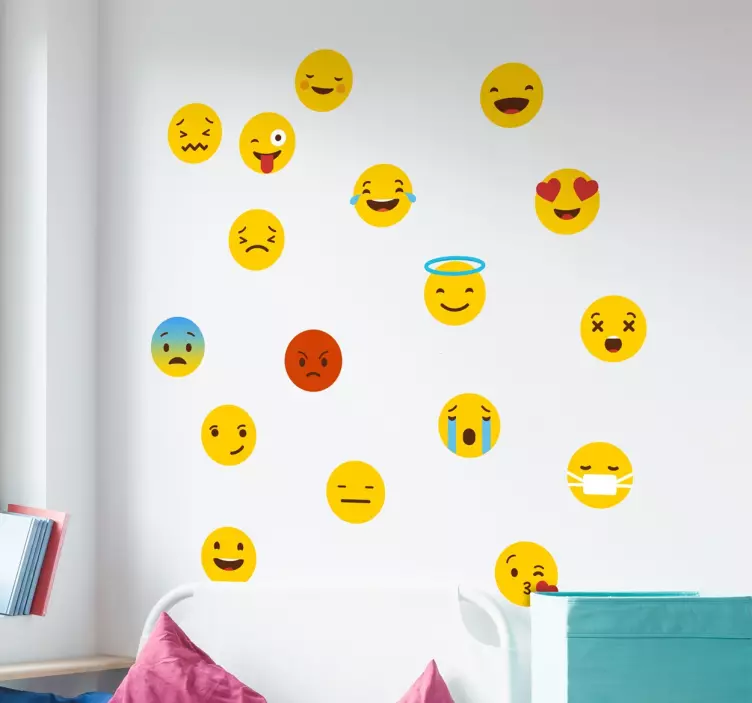Ceapă emoji autocolante de perete - TenStickers
