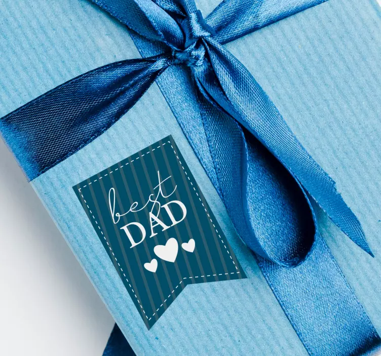 Cel mai bun autocolant de vinil cu eticheta tatălui - TenStickers