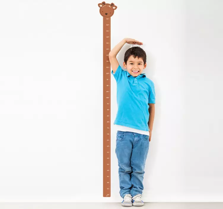 Cerb înălțime grafic autocolant de perete - TenStickers