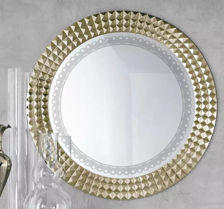 Cerc contur decal ornamental - TenStickers