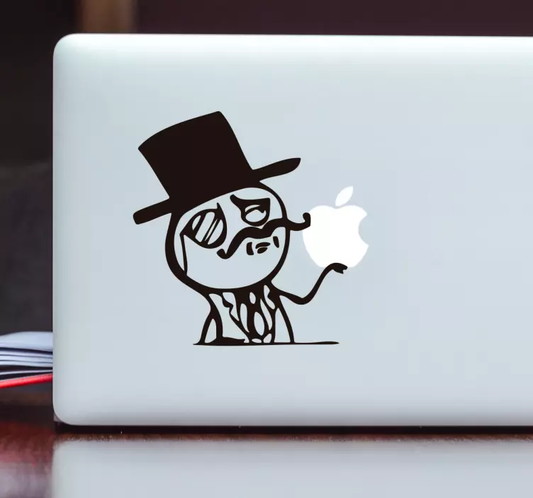 Clasic tip sticker laptop meme - TenStickers