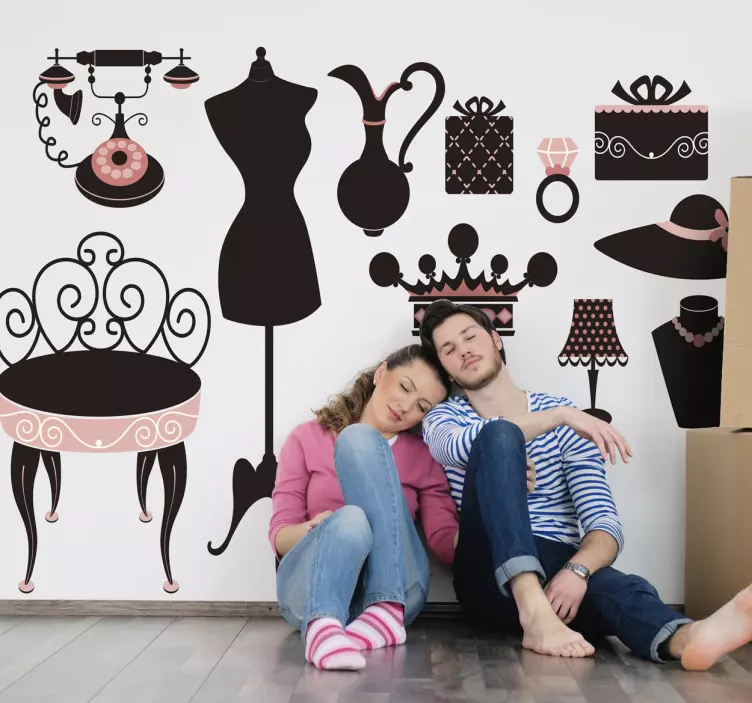 Colecție de autocolant vintage - TenStickers