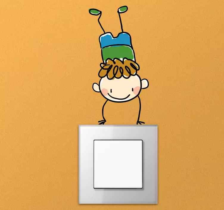 Copii piroueta lumina autocolant comutator - TenStickers