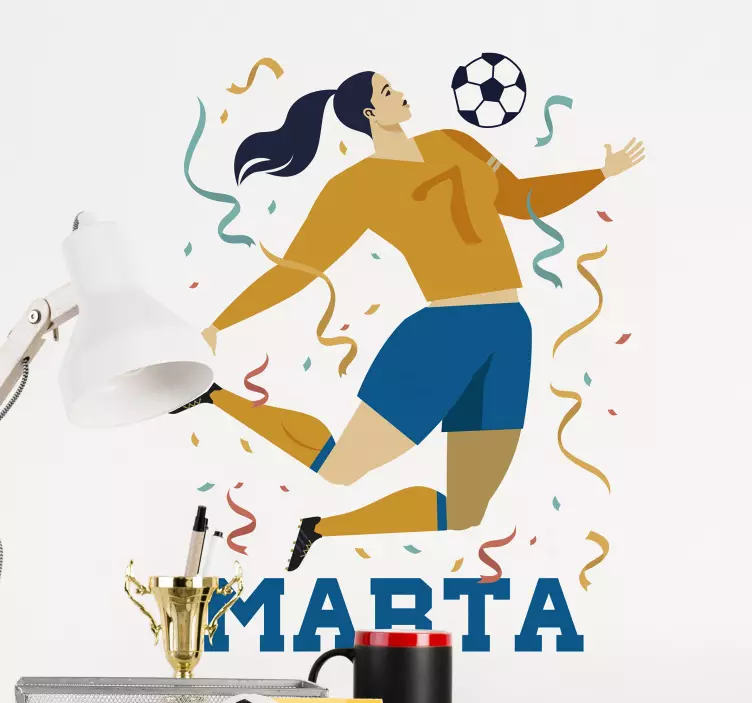 Cupa mondială feminină cu denumire de fotbal - TenStickers