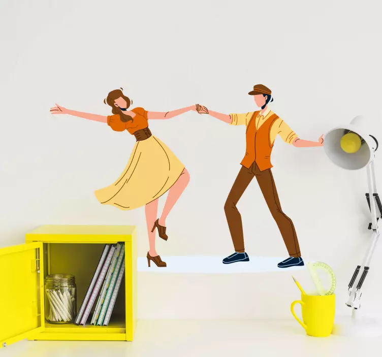 Autocolant pentru laptop pasiune dans - TenStickers