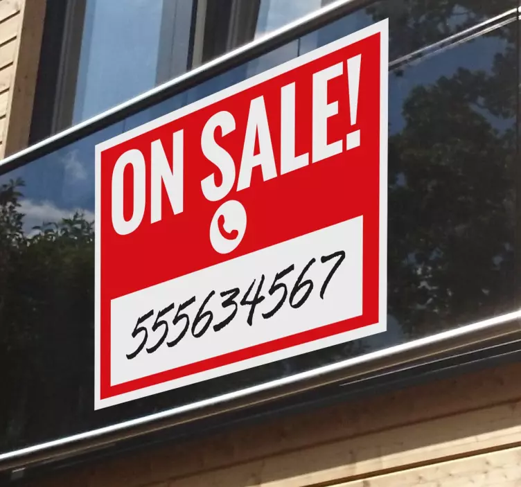 De vanzare autocolant semn - TenStickers