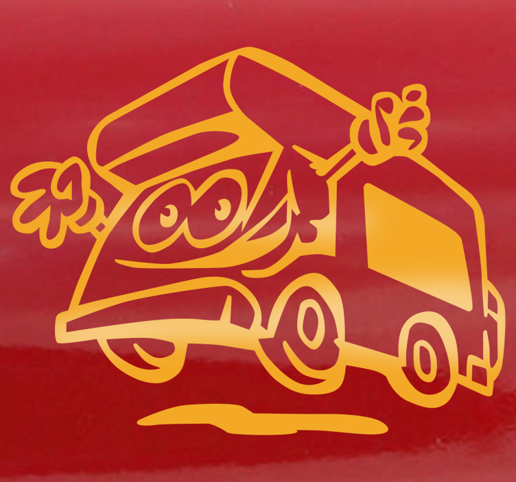 Decal decorativ caravane fericit - TenStickers