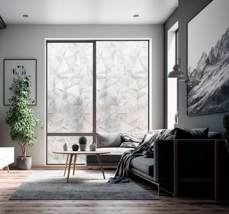 Autocolant geometric cu efect 3d - TenStickers