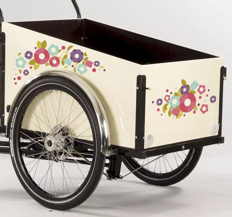 Autocolant de vinil pentru biciclete christiania - TenStickers