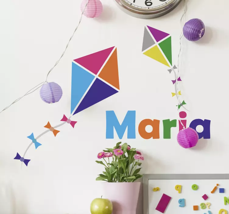 Autocolant personalizat de zmeu pentru copii - TenStickers