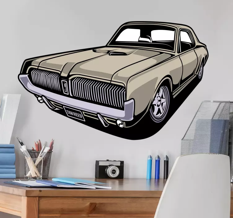 Autocolant de vinil auto mustang - TenStickers