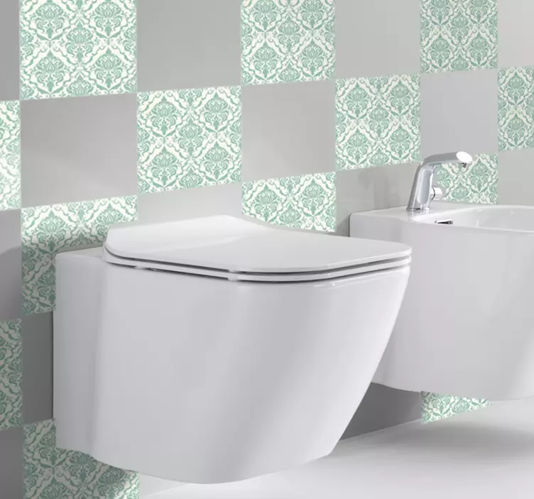 Autocolant de faianță în stil vechi - TenStickers