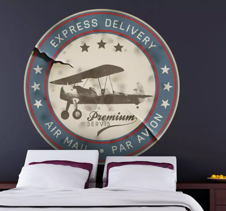 Decalaj decalaj de avion decapotabil - TenStickers