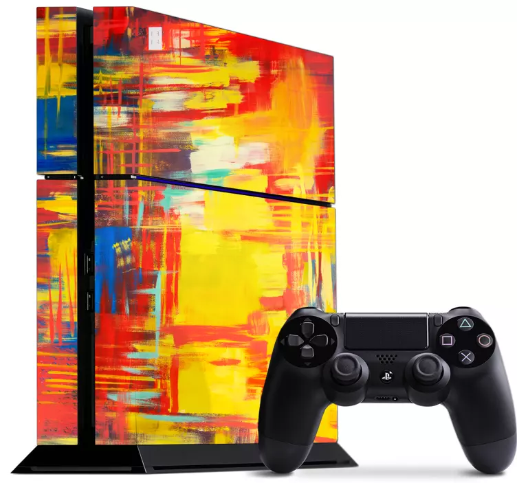 Autocolant ps4 color urban draw - TenStickers