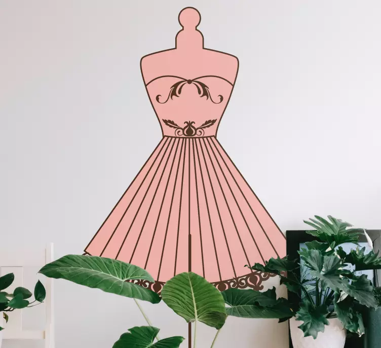 Autocolante pentru umerașul rochiei femeii - TenStickers