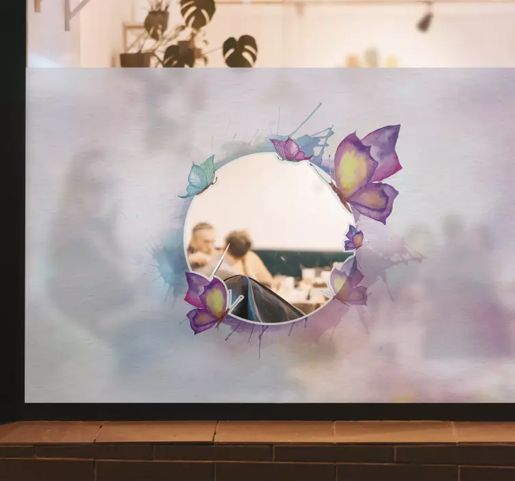 Autocolant colorat fereastră - TenStickers