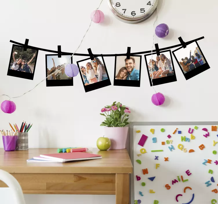 Autocolant pentru rame foto polaroid pentru pereți - TenStickers