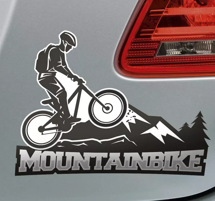 Autocolant de perete pentru biciclete de munte - TenStickers