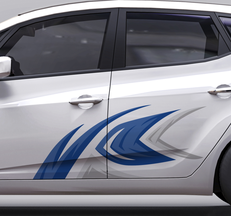 Decor în autocolant albastru deschis - TenStickers