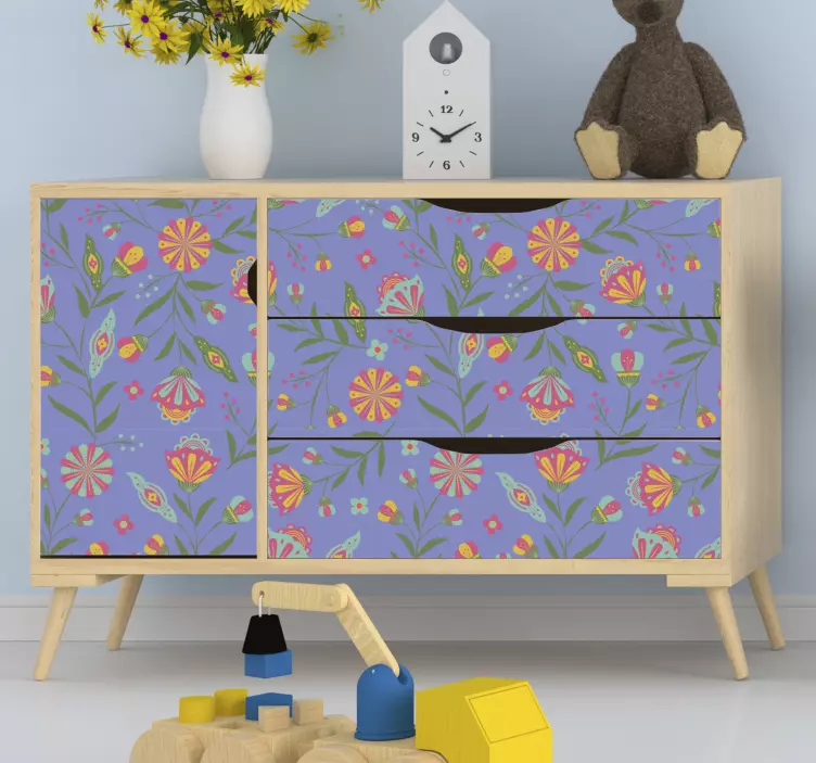 Design drăguț pentru autocolant pentru mobilier pentru copii - TenStickers