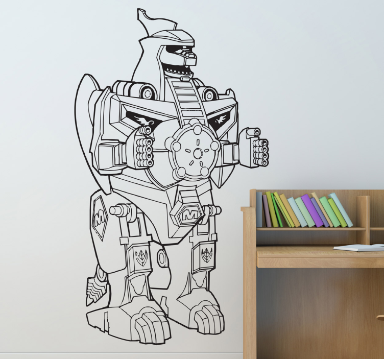 Dragonzord power ranger sticker pentru copii - TenStickers