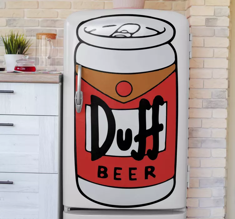 Autocolant de vinil duff bere - TenStickers