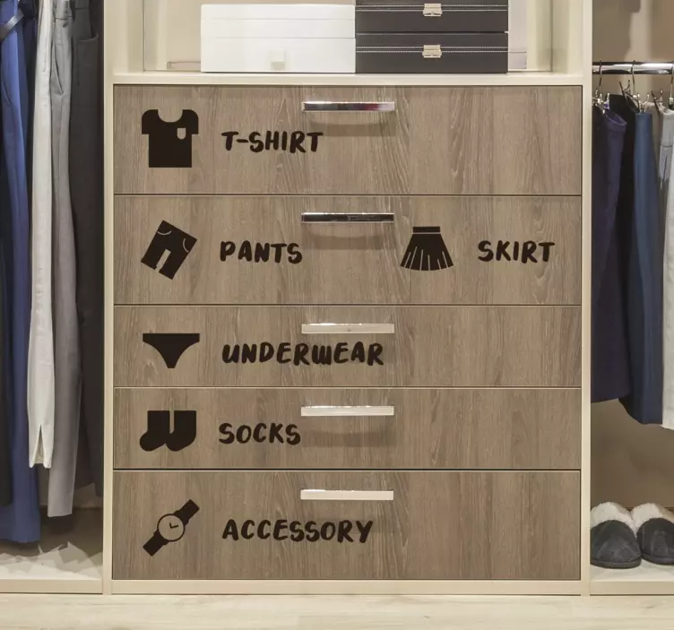 Autocolant pentru mobilier dulap - TenStickers