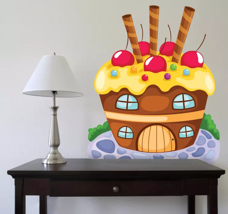 Dulciuri casa autocolant copii - TenStickers