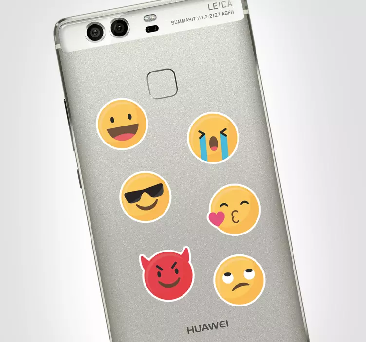 Emoji set autocolant huawei pentru telefon - TenStickers