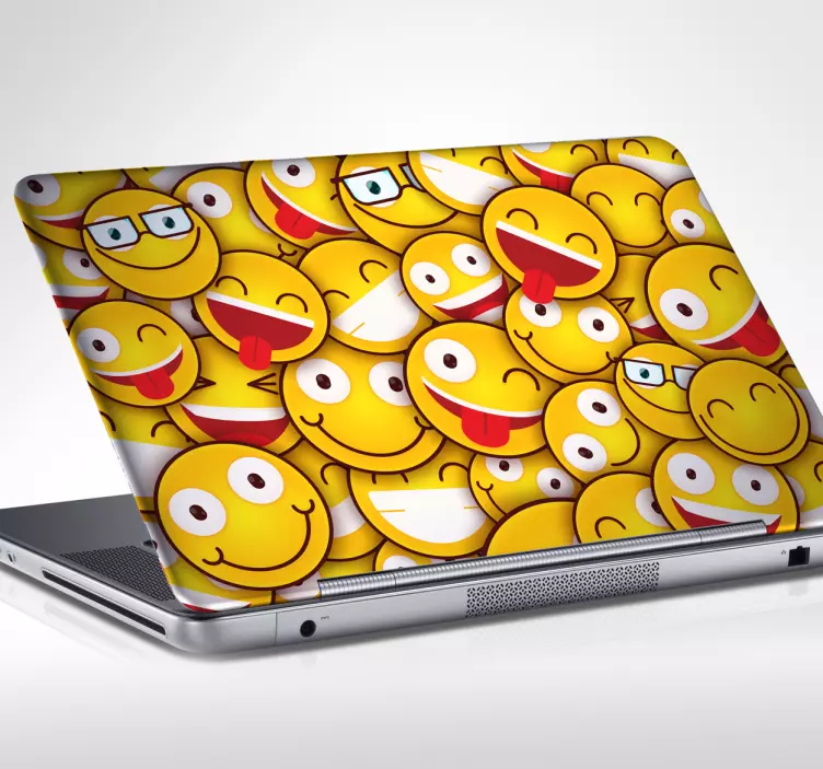 Emojicons sticker vinil laptop - TenStickers