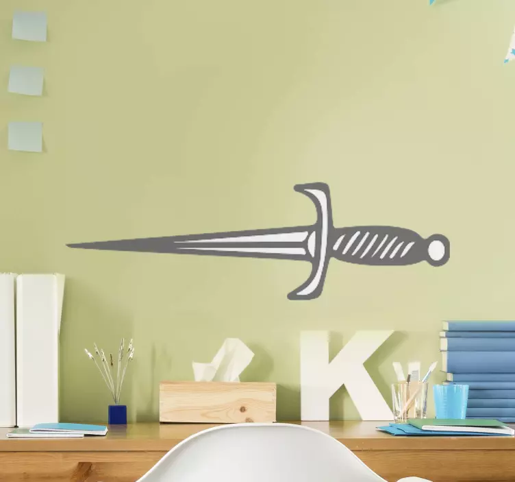 Etichete animale contur de daghere stilizat - TenStickers