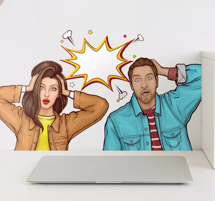 Etichete animale cu expresii surprinse - TenStickers