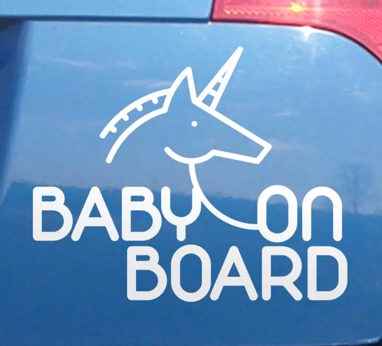 Etichete animale semn de naștere unicorn - TenStickers