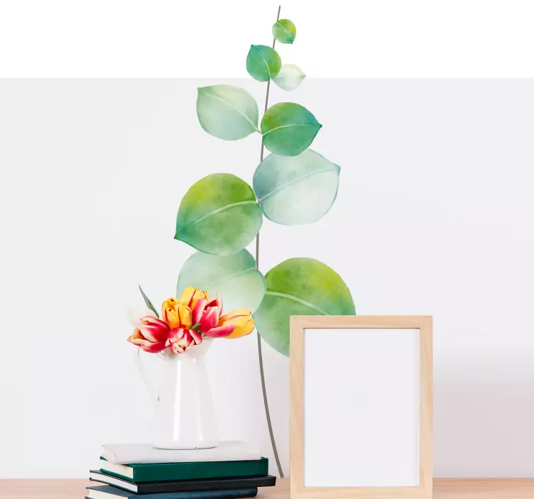 Autocolant de perete ilustrare eucalipt - TenStickers