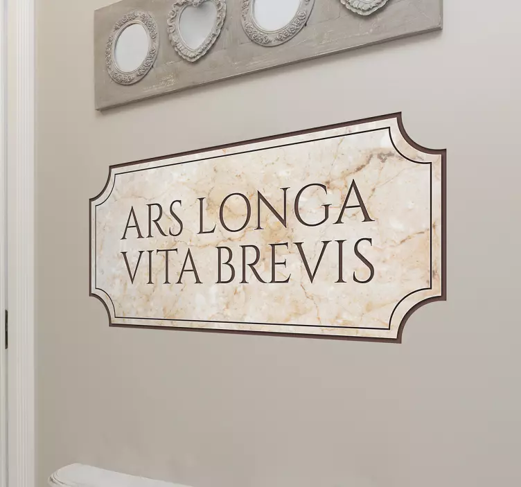 Fraze în hipocrate latine citat autocolant - TenStickers