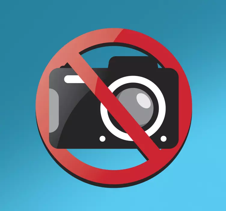 Fără autocolant pentru fotografii - TenStickers