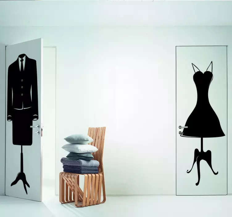 Femeie autocolant bust - TenStickers