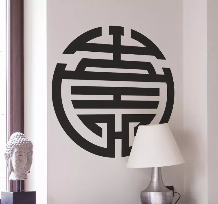 Autocolant de perete oriental feng shui - TenStickers