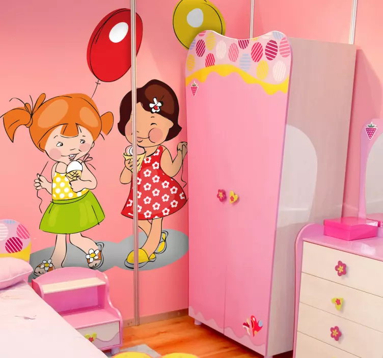 Fete, bilete și autocolante de înghețată - TenStickers